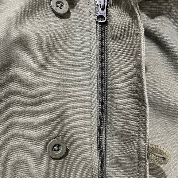 Army green faux fur jacket - Picture 6 of 6